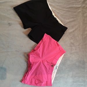 Bundle 2 old Navy Shorts bright pink and black